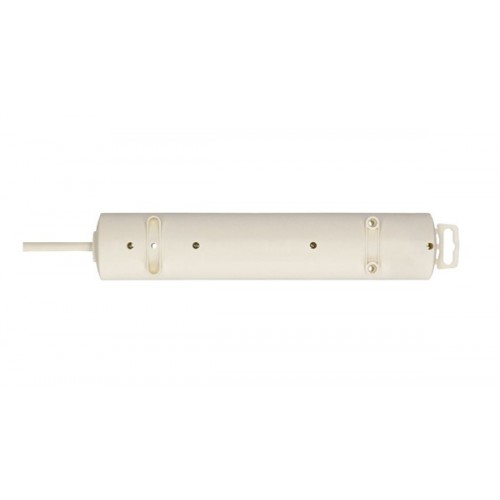 Πολύπριζο 4 σούκο 3x1.5mm² 2m λευκό με διακόπτη + προστασία 1153120100 Brennenstuhl