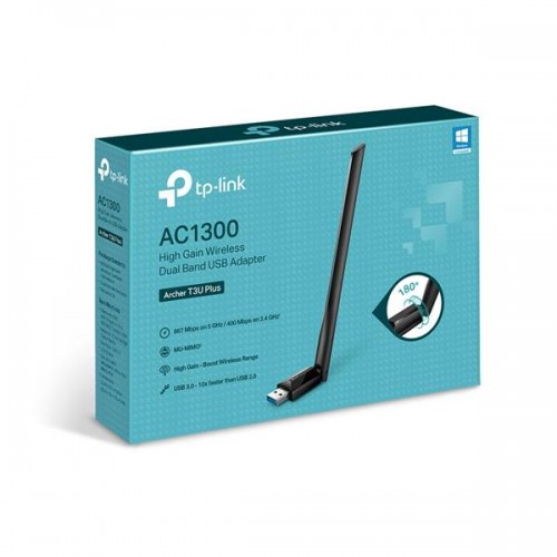 USB Adapter Ασύρματο Dual Band AC1300 Archer T3U Plus TP-LINK