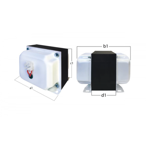 Μετασχηματιστής 230V -> 1 x 24V 400W 15A STR-400 Amarad