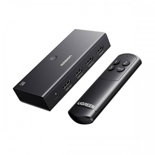 Switch 3 In HDMI Θηλυκό -> 1 Out HDMI Θηλυκό με χειριστήριο 4K/60Hz AW504 55857 Ugreen