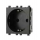 Πρίζα σούκο ασφαλείας μαύρη Ino 16A 50-00413-2 Lineme