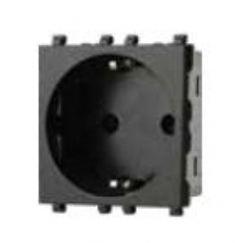 Πρίζα σούκο ασφαλείας μαύρη Ino 16A 50-00413-2 Lineme