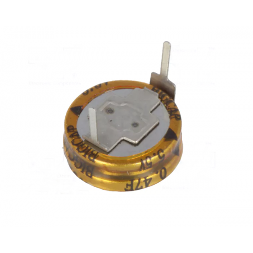 Πυκνωτής μπαταρία back up EDLC 5.5V DC 0.47nF ±20% THT BCE005R5H474FS BIGCAP