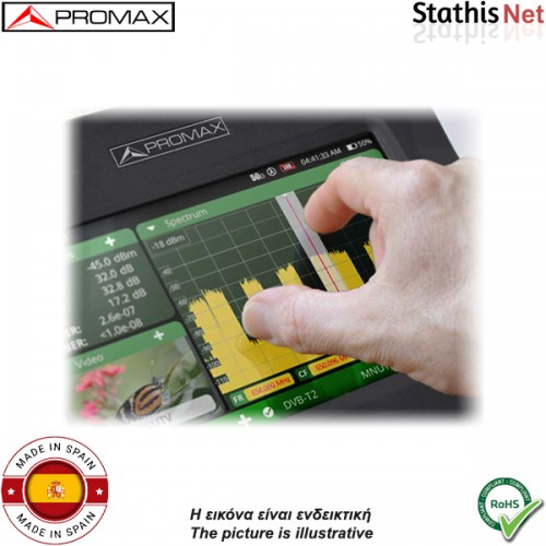 Πεδιόμετρο και αναλυτής φάσματος 4K TV Explorer NG PROMAX