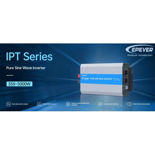 Inverter 12V IN -> OUT 230VAC 1000W καθαρού ημιτόνου IPT-1000-12 Epever / Epsolar Inverter 12V IN -> OUT 230VAC 1000W καθαρού ημιτόνου IPT-1000-12 Epever / Epsolar