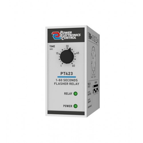 Relay χρονικό flasher 1-60sec 24V AC/DC PT423.24-11 Power Electronics Control