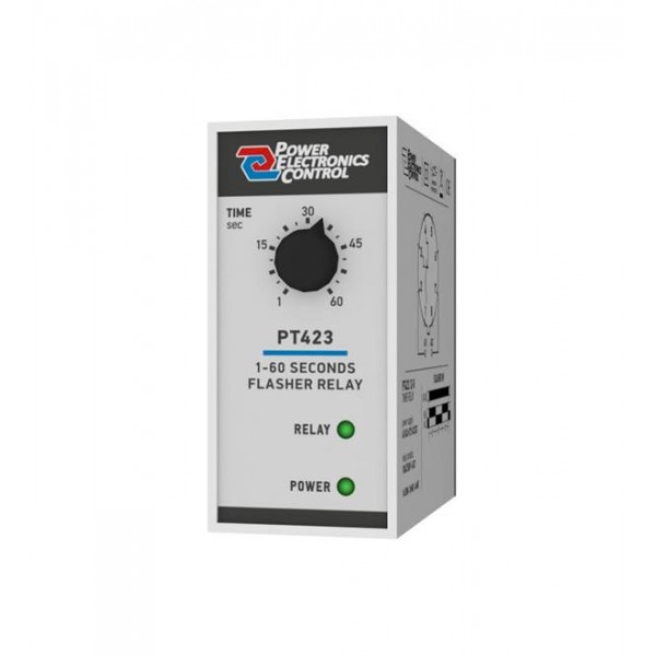 Relay χρονικό flasher 1-60sec 24V AC/DC PT423.24-11 Power Electronics Control Relay χρονικό flasher 1-60sec 24V AC/DC PT423.24-11 Power Electronics Control