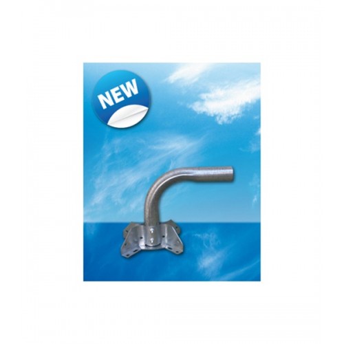 Βάση στήριξης τοίχου 1.05cm 60cm Ø48 με 2 αντιρίδες