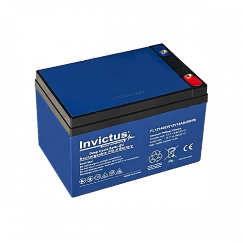 Μπαταρία 12V 14Ah μολύβδου M5 βαθιάς εκφορτισής FL12-14  ev Invictus