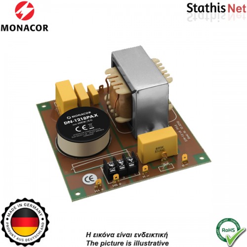 Crossover 2 δρόμων 8Ω 600W DN-1218PAX MONACOR