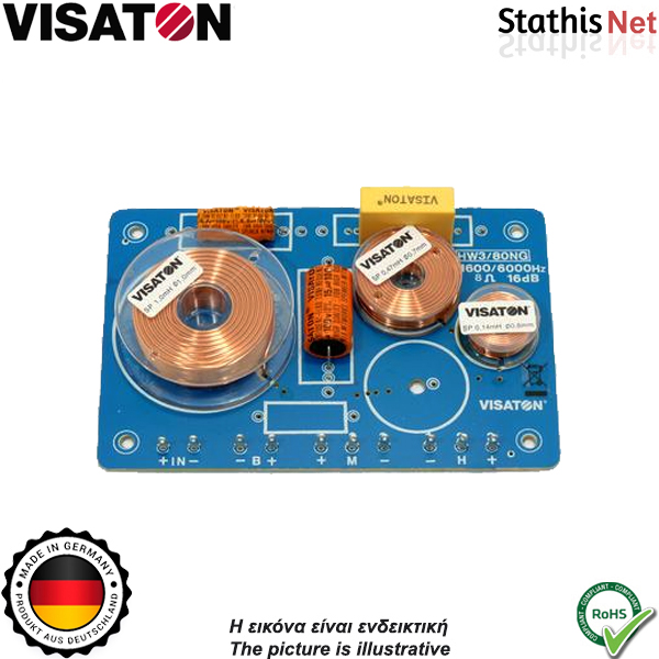 Crossover 3 δρόμων 8Ω 160W HW3/80NG 5406 VISATON Crossover 3 δρόμων 8Ω 160W HW3/80NG 5406 VISATON