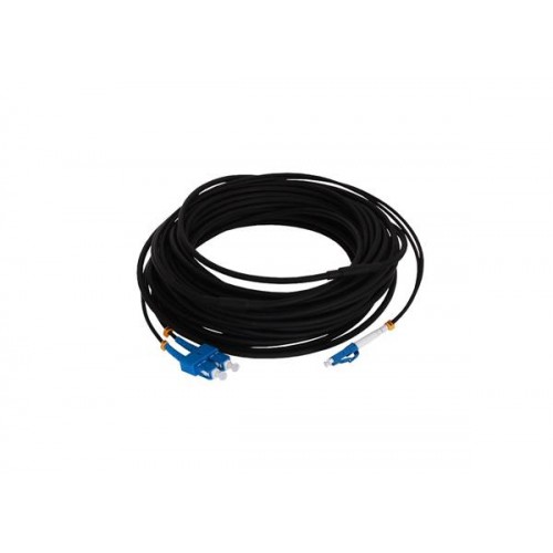 Καλώδιο patch οπτικής ίνας εξωτερικού χώρου θωρακισμένο LC/UPC–SC/UPC 5m SM G657A2 Duplex Cyberteam