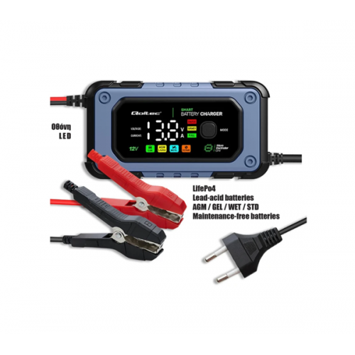 Φορτιστής - συντηρητής μπαταριών μολύβδου 12V DC 7A 52486 QTC