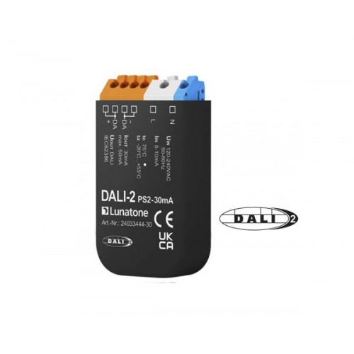 Τροφοδοτικό DALI 120–240V IN -> OUT DALI Bus 80mA DALI PS2 Lunatone