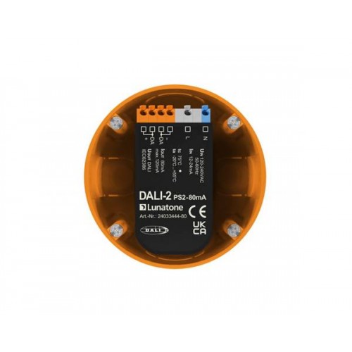 Τροφοδοτικό DALI 120–240V IN -> OUT DALI Bus 80mA DALI PS2 Lunatone