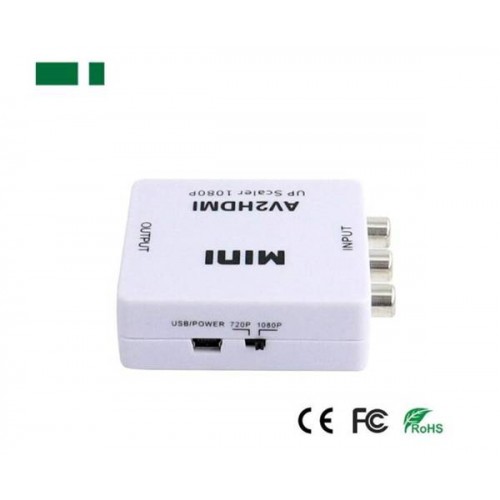 Μετατροπέας A/V 3 × RCA -> HDMI 720p/1080p PS-M650 Anga Μετατροπέας A/V 3 × RCA -> HDMI 720p/1080p PS-M650 Anga