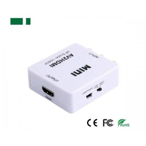 Μετατροπέας A/V 3 × RCA -> HDMI 720p/1080p PS-M650 Anga Μετατροπέας A/V 3 × RCA -> HDMI 720p/1080p PS-M650 Anga