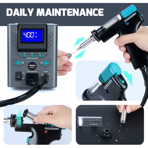 Σταθμός αποκόλλησης με πιστόλι αναρρόφησης 90W ψηφιακός YH-948D-I YiHua Σταθμός αποκόλλησης με πιστόλι αναρρόφησης 90W ψηφιακός YH-948D-I YiHua