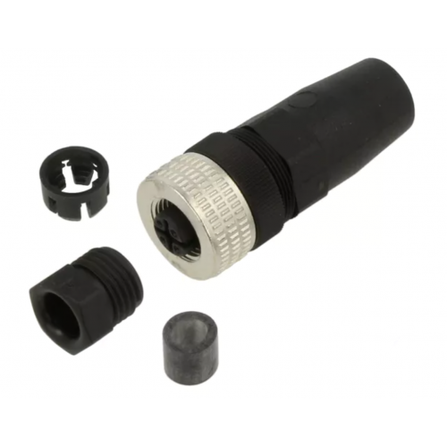 Κονέκτορας M12 θηλυκός 4-pin ευθύς 3A 125VAC/150VDC IP67 ZCC12FDM40B Telemecanique Sensors