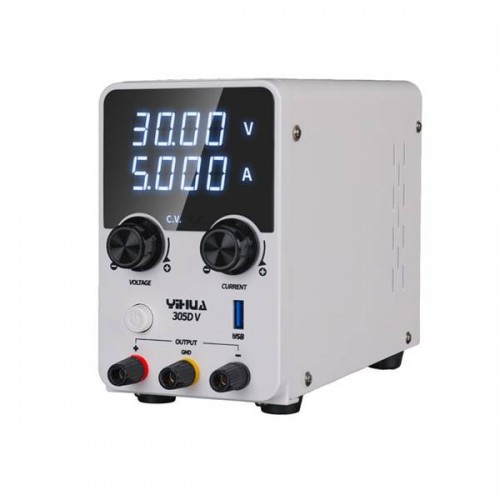 Τροφοδοτικό πάγκου γραμμικό 230V AC -> 0-30V DC 0-5A 150W με USB YH-305D-V YiHua
