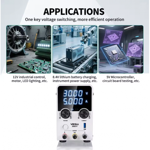 Τροφοδοτικό πάγκου γραμμικό 230V AC -> 0-30V DC 0-5A 150W με USB YH-305D-V YiHua