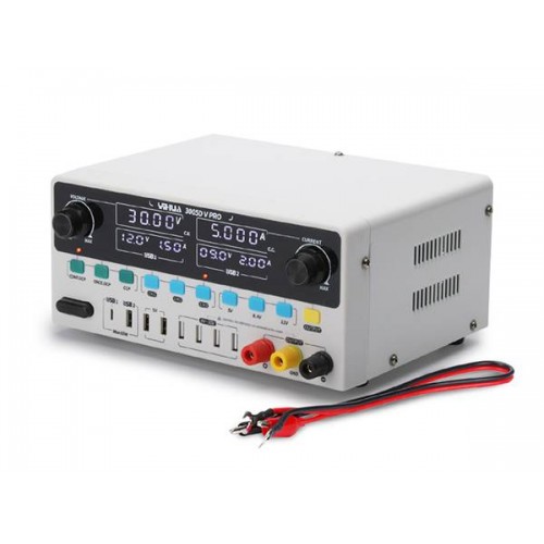 Τροφοδοτικό πάγκου γραμμικό 230V AC -> 0-30V DC 0-5A 150W με USB 65W PD/QC & 3 μνήμες YH-3005D-Vpro YiHua