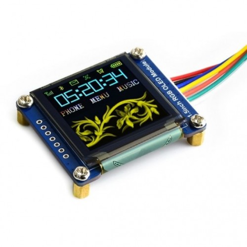 Οθόνη RGB OLED display 1.5"  128x128 Waveshare