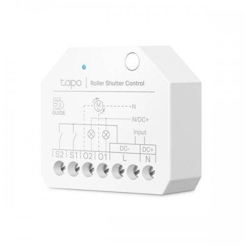 Διακόπτης Smart WiFi module 100-240V χωνευτός 10A διπλός & ρολών Matter Tapo S112 TP-Link
