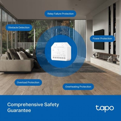 Διακόπτης Smart WiFi module 100-240V χωνευτός 10A διπλός & ρολών Matter Tapo S112 TP-Link