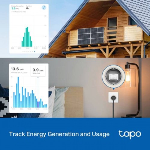 Διακόπτης Smart WiFi module 100-240V χωνευτός 16A μετρητής ενέργειας & dry contact Matter Tapo S110E TP-Link