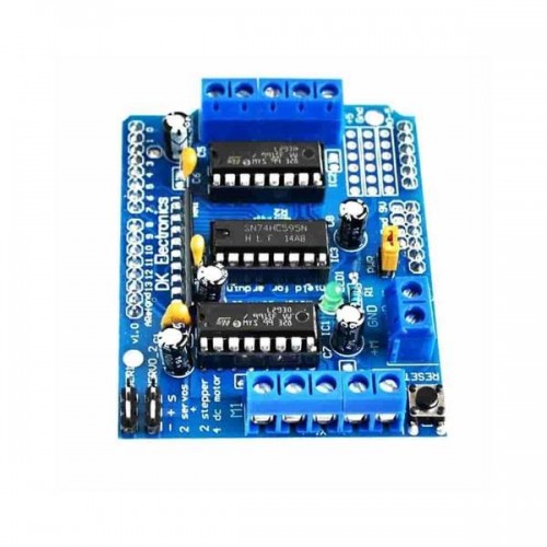 Οδηγός κινητήρων Shield 4-channel 4.5-36V 0.6A για Arduino L293D OEM