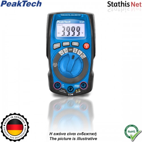 Πολύμετρο ψηφιακό autorange TRMS 600V AC/DC P 1021 Peaktech