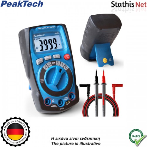 Πολύμετρο ψηφιακό autorange TRMS 600V AC/DC P 1021 Peaktech