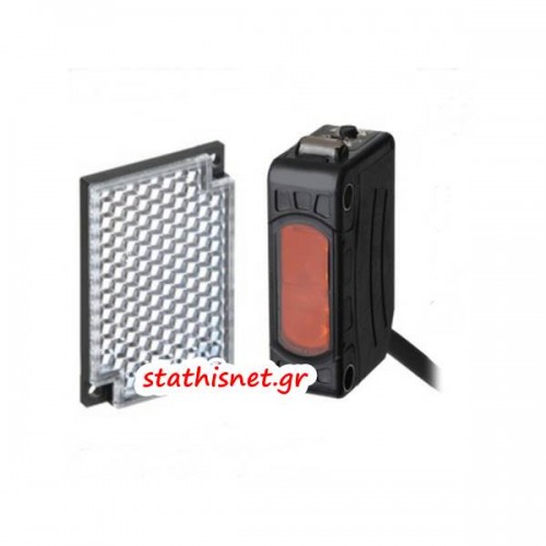 Φωτοκύτταρο miniature παραλληλόγραμμο με ανακλαστήρα PNP 0.1-3m 12-24V DC BJ3M-PDT-P Autonics