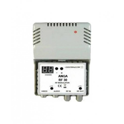 Διαμορφωτής αναλογικός video/audio -> RF VHF/UHF με LED display RF-30 Anga