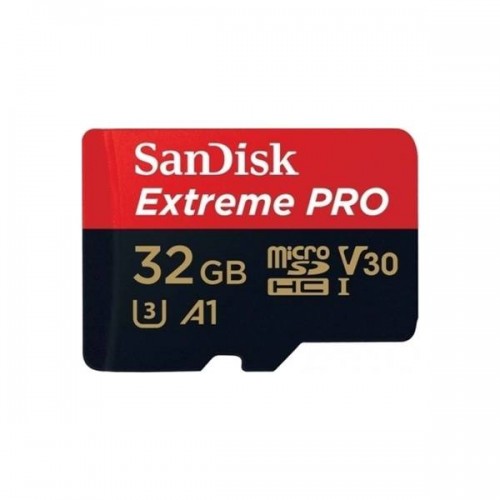 Κάρτα μνήμης 32GB Extreme PRO microSDHC 100MB/s V30 U3 A1 με αντάπτορα SDSQXCG-032G-GN6MA SanDisk Κάρτα μνήμης 32GB Extreme PRO microSDHC 100MB/s V30 U3 A1 με αντάπτορα SDSQXCG-032G-GN6MA SanDisk