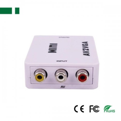 Μετατροπέας Video + audio  in θηλυκό --> VGA  out θηλυκό PS-DVM610