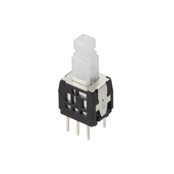 Διακόπτης pushbutton PCB DPDT latching 100mA 30V DC SPPH420100 Alps Alpine Διακόπτης pushbutton PCB DPDT latching 100mA 30V DC SPPH420100 Alps Alpine