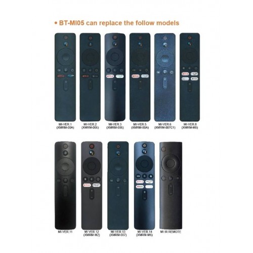 Τηλεχειριστήριο Bluetooth Voice Control για Xiaomi MI TV/Box/Stick BT-MI05 DM PRO Τηλεχειριστήριο Bluetooth Voice Control για Xiaomi MI TV/Box/Stick BT-MI05 DM PRO
