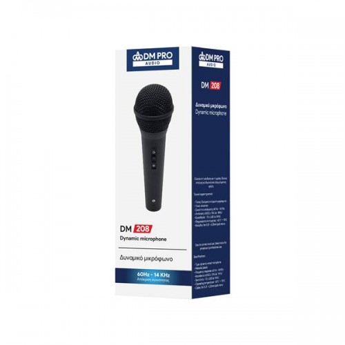 Μικρόφωνο δυναμικό χειρός DM-208 DM PRO
