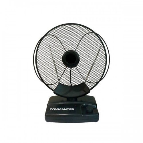 Κεραία VHF/UHF/FM εσωτερική τηλεόρασης με ενισχυτή 32dB DVB-T/T2 4G/5G LTE IN-500AMP Commander