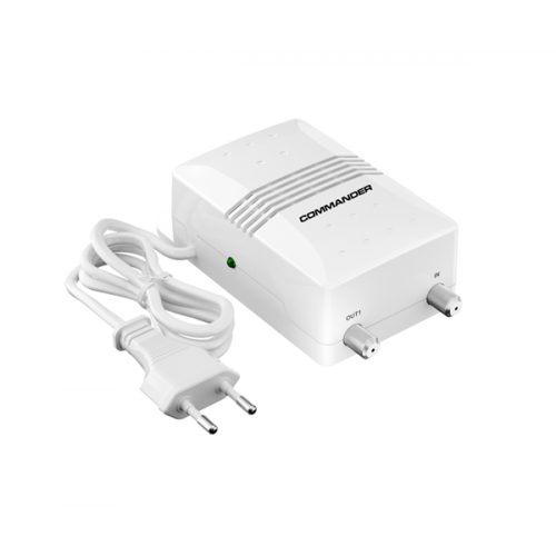 Ενισχυτής γραμμής 1 εξόδου UHF 30dB 4G/5G LTE INAMP-1100 Commander