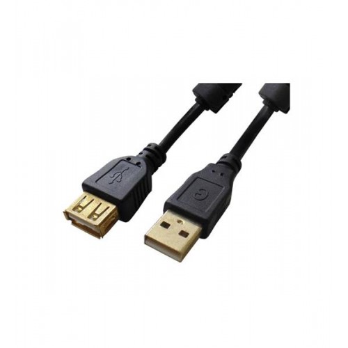 Καλώδιο USB 2.0 A αρσενικό -> A θηλυκό 1.8m υψηλής ποιότητας χρυσό Vnzane