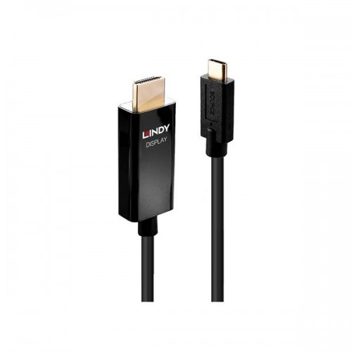 Καλώδιο type C αρσενικό -> HDMI αρσενικό high speed 4K60 2m 43292 Lindy