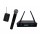 Ασύρματο μικρόφωνο δυναμικό - πέτου set 2 pcs UHF JRU-521LD-C Audien