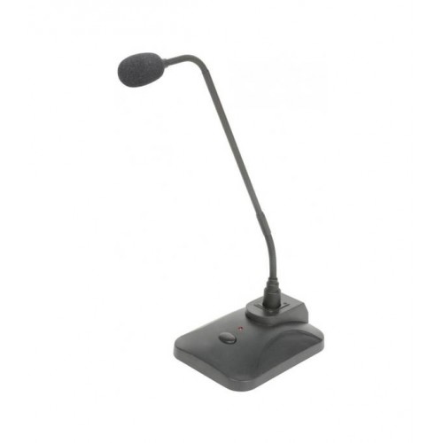 Μικρόφωνο πυκνωτικό gooseneck 45cm paging με βάση και κουδούνισμα COM60 Adastra