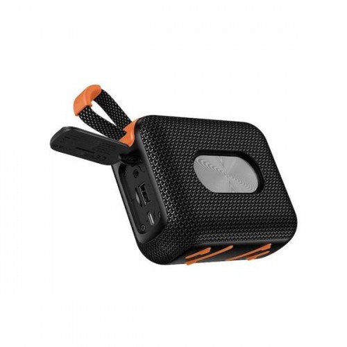 Φορητό ηχείο Bluetooth 10W με LED/FM/USB/SD IPX4 μαύρο HC31 River Hoco