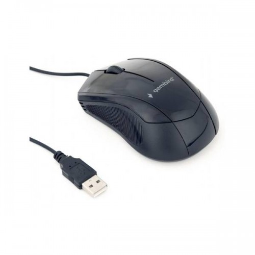 Mouse optical ενσύρματο μαύρο MUS-3B-02 Gembird