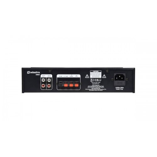 Ενισχυτής μικροφωνικός 230VAC 60W 100V 1xMIC/LINE/USB/FM/Bluetooth DM60 953.118UK Adastra