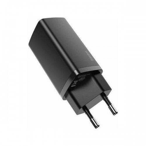 Τροφοδοτικό 230V in -> 1 x USB A + 1 x USB C Out 65W PD + QC μαύρο BAS-CCGAN2L-B01 Baseus Τροφοδοτικό 230V in -> 1 x USB A + 1 x USB C Out 65W PD + QC μαύρο BAS-CCGAN2L-B01 Baseus